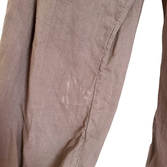 XCVI Blouse Womens S Bohemian Top Gray Peasant Boho Hippie Tunic Embroidered - Picture 12 of 12